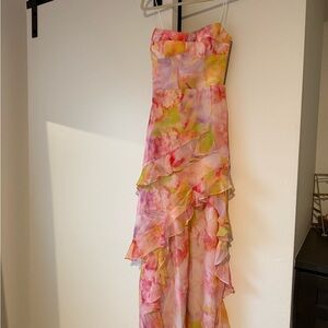 Amanda Uprichard Vivian gown in Magnolia